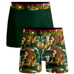 Muchachomalo Boxershorts Bobmalo Queen 2-pack Print/Green-L ~ Spinze.nl