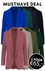 Musthave Deal Basic Blazers ~ Spinze.nl