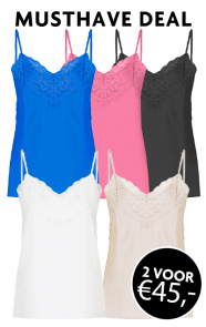 Musthave Deal Silk Lace Spaghetti Tops ~ Spinze.nl