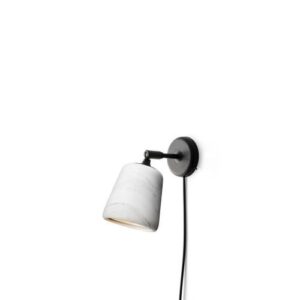 New Works Material Wandlamp - Wit marmer ~ Spinze.nl