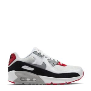 Nike Air Max 90 LTR GS  Wit / Rood / Grijs ~ Spinze.nl