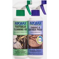 Nikwax Footwear Cleaning Gel - Fabric & Leather Spray - Twin Pack Geen Kleur ~ Spinze.nl