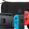 Nintendo Switch Rood/Blauw + BlueBuilt Beschermhoes ~ Spinze.nl