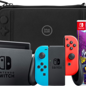 Nintendo Switch Rood/Blauw + Pokemon Violet + BlueBuilt Beschermhoes ~ Spinze.nl