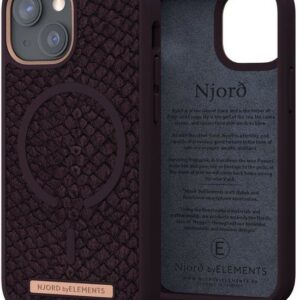 Njord Eldur Cover voor Apple iPhone 13 Mini Telefoonhoesje Paars ~ Spinze.nl
