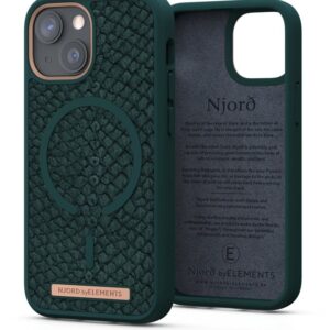 Njord Jord Cover voor Apple iPhone 13 Mini Telefoonhoesje Groen ~ Spinze.nl