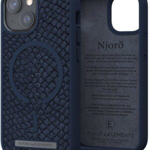 Njord Vatn Cover voor Apple iPhone 13 Mini Telefoonhoesje Blauw ~ Spinze.nl