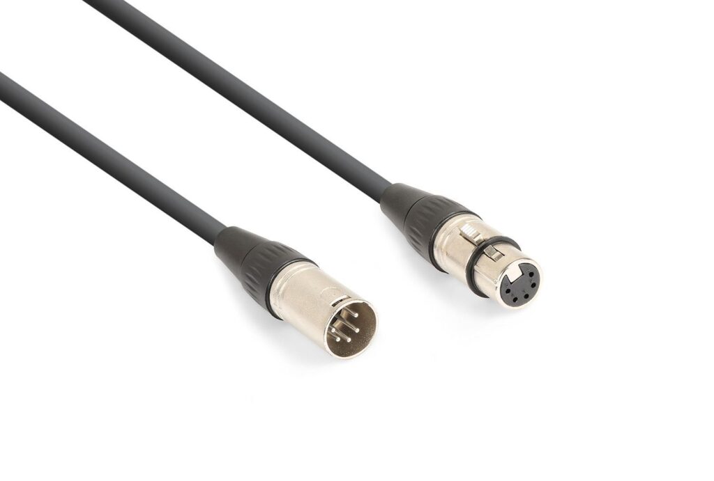 PD Connex DMX kabel 5-pin XLR Male - 5-pin XLR Female 20m ~ Spinze.nl