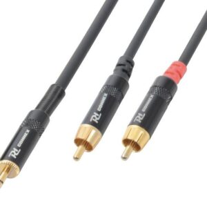PD Connex Kabel 3.5 Stereo - 2xRCA Male 3m ~ Spinze.nl
