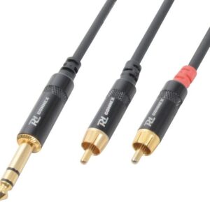 PD Connex Kabel 6.3 Stereo - 2 RCA Male 3m ~ Spinze.nl