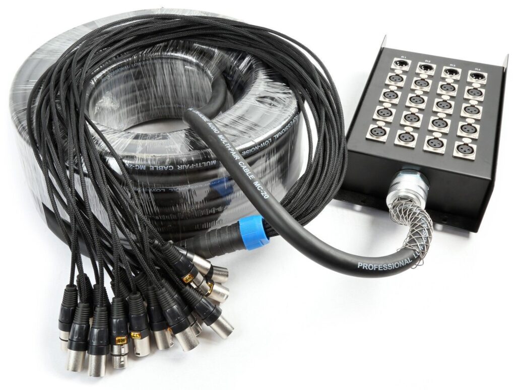 PD Connex Stage Snake 16-in 4-out XLR 30 meter ~ Spinze.nl