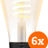 Philips Hue Filament White Ambiance Edison 6-pack ~ Spinze.nl