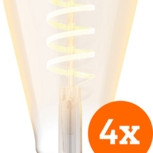 Philips Hue Filament White Ambiance Edison XL 4-pack ~ Spinze.nl