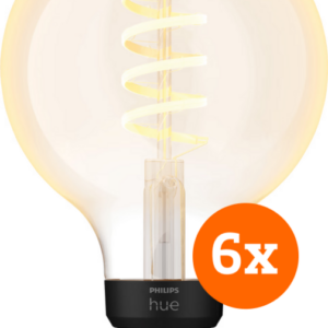 Philips Hue Filament White Ambiance Globe 6-pack ~ Spinze.nl