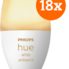 Philips Hue White Ambiance E14 18-Pack ~ Spinze.nl