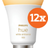Philips Hue White Ambiance E27 1100lm 12-pack ~ Spinze.nl