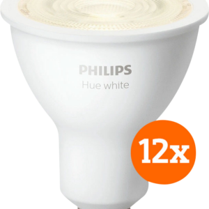 Philips Hue White GU10 12-Pack ~ Spinze.nl