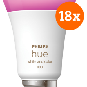 Philips Hue White and Color E27 1100lm 18-pack ~ Spinze.nl