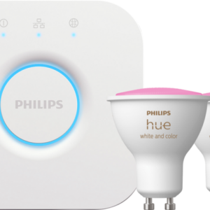 Philips Hue White and Color GU10 Duo pack + Hue Bridge ~ Spinze.nl