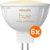 Philips Hue spot White Ambiance MR16 6-pack ~ Spinze.nl