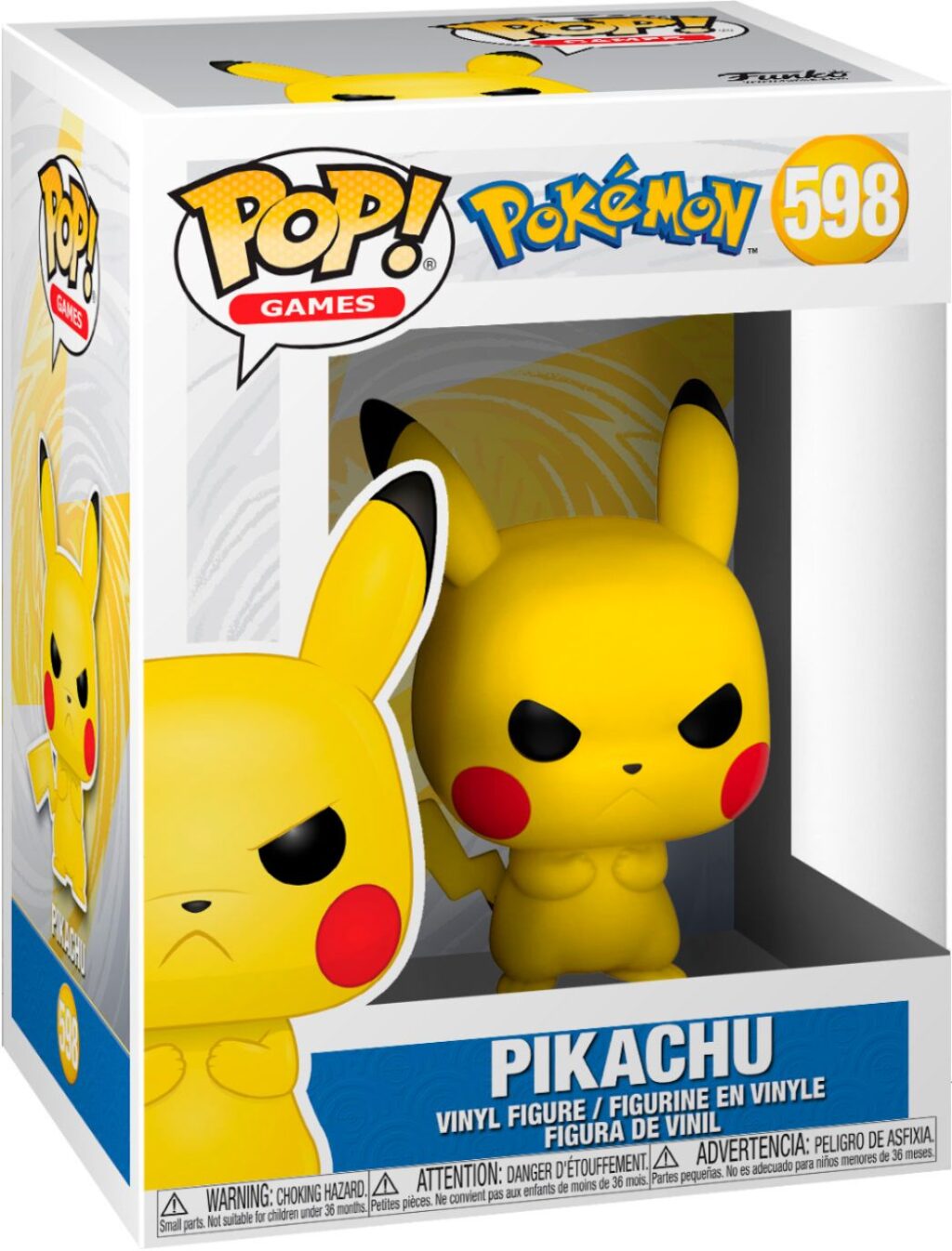 Pokemon POP! Games Vinyl Figure Pikachu (Angry) 9cm ~ Spinze.nl