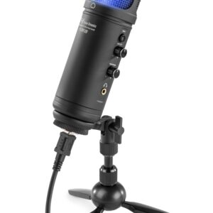 Power Dynamics PCM120 USB studio microfoon met standaard en licht ~ Spinze.nl