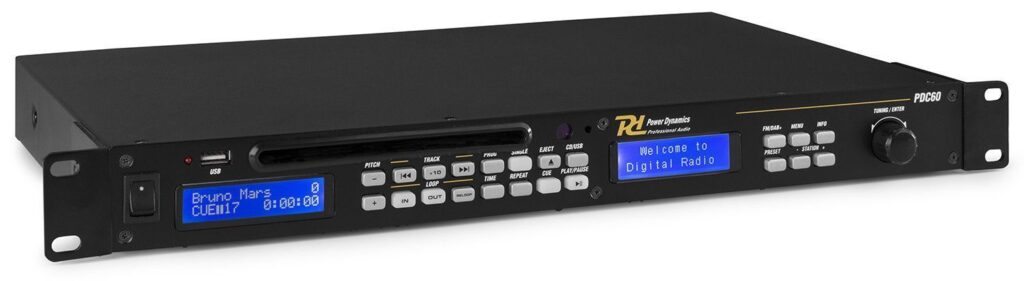 Power Dynamics PDC-60 DAB+ en FM radio met USB/CD speler ~ Spinze.nl