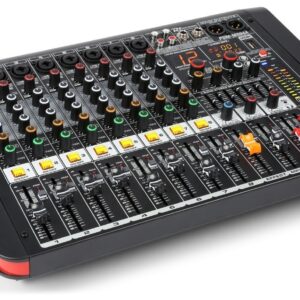 Power Dynamics PDM-M804A 8 kanaals muziek mixer / versterker ~ Spinze.nl