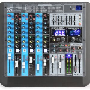 Power Dynamics PDM-S804 professionele 8 kanaals mixer ~ Spinze.nl