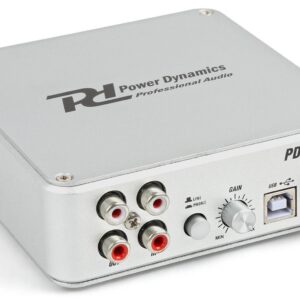 Power Dynamics PDX015 LP&apos;s digitaliseren Phono USB Voorversterker ~ Spinze.nl