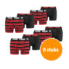Puma Boxershorts 8-pack Stripe Red-L ~ Spinze.nl