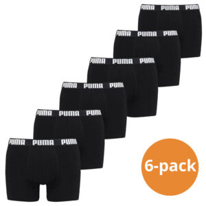 Puma Boxershorts Everyday Black 6-pack-L ~ Spinze.nl