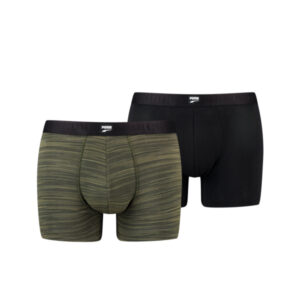Puma Boxershorts Space Dye 2-pack Forest Night Combo-M ~ Spinze.nl