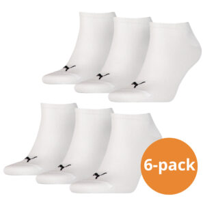 Puma sokken Sneaker wit 6-pack-43/46 ~ Spinze.nl