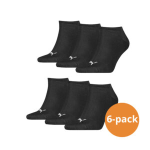 Puma sokken Sneaker zwart 6-pack-47/49 ~ Spinze.nl