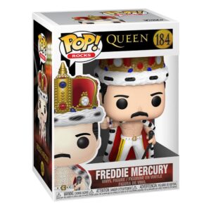 Queen POP! Rocks Vinyl Figure Freddie Mercury King 9cm ~ Spinze.nl