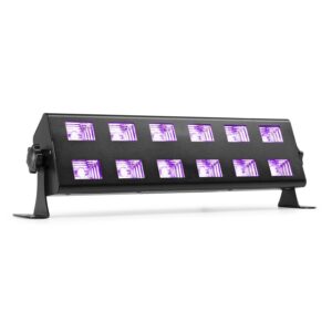 Retourdeal - BeamZ BUV263 LED blacklight bar met 12 krachtige UV LED&apos;s ~ Spinze.nl