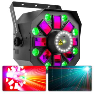 Retourdeal - BeamZ MultiBox 4-in-1 LED lichteffect met lasers