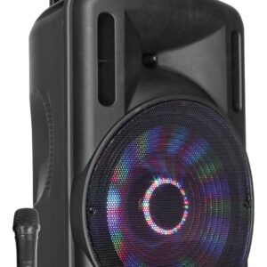 Retourdeal - Fenton FT12LED karaoke speaker 700W 12" met LED ~ Spinze.nl