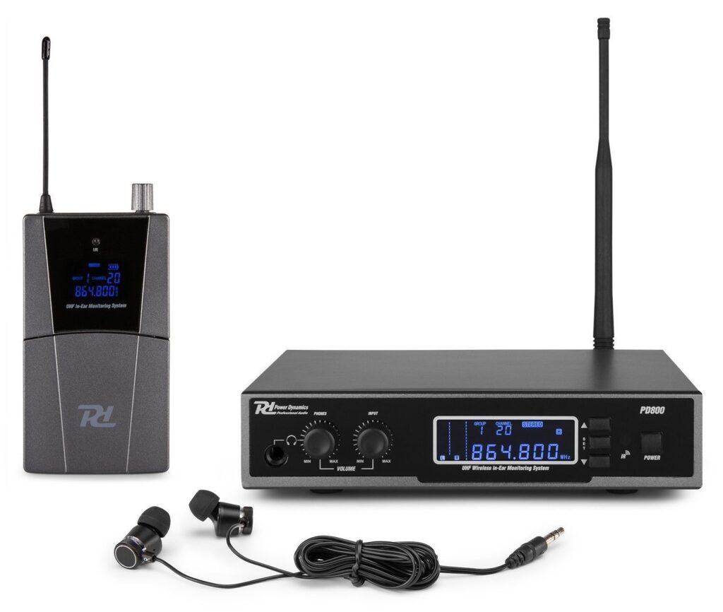 Retourdeal - Power Dynamics PD800 professioneel in-ear monitor systeem ~ Spinze.nl
