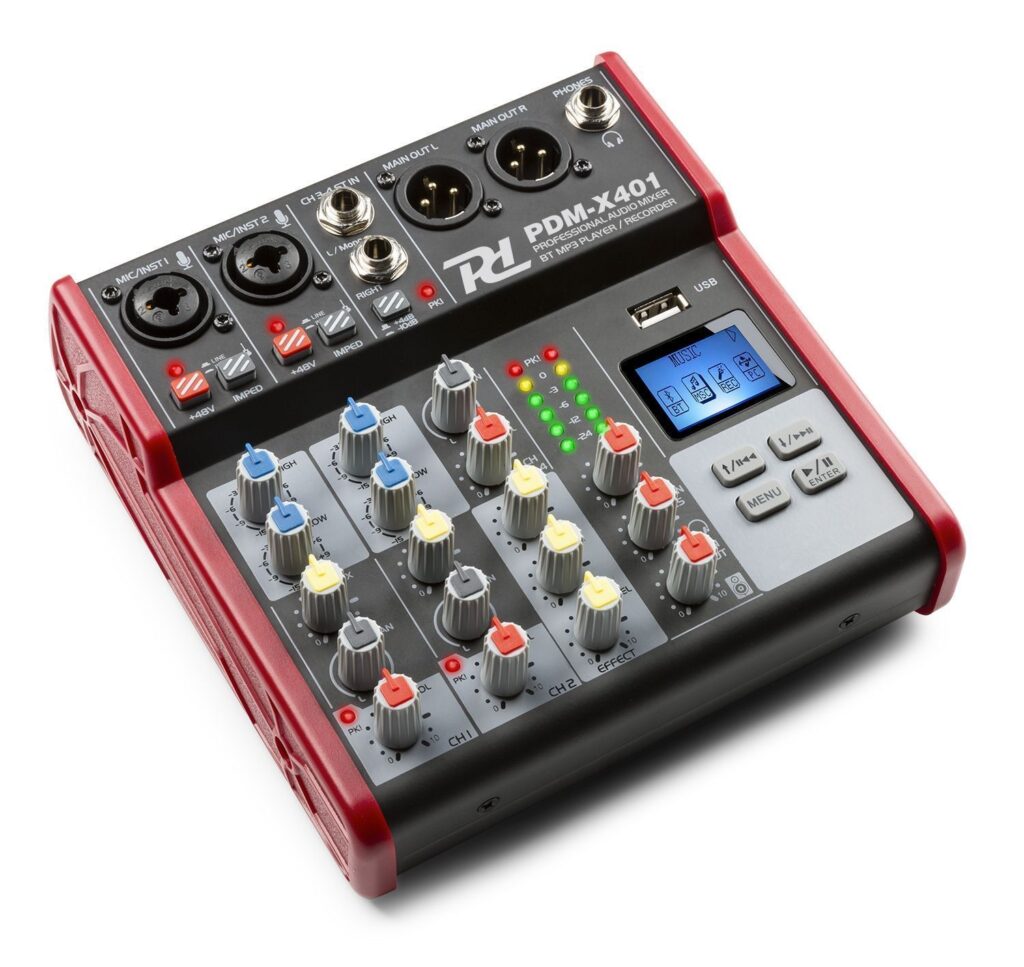Retourdeal - Power Dynamics PDM-X401 - 4 kanaals mixer met Bluetooth ~ Spinze.nl
