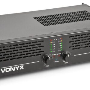 Retourdeal - Vonyx VXA-3000 PA versterker 2x 1500W met Brugschakeling ~ Spinze.nl