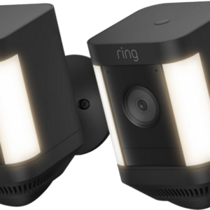 Ring Spotlight Cam Plus - Battery - Zwart - 2-pack ~ Spinze.nl