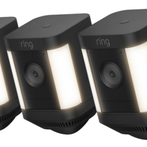 Ring Spotlight Cam Plus - Battery - Zwart - 3-pack ~ Spinze.nl