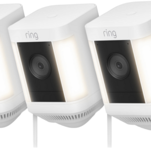 Ring Spotlight Cam Plus - Plug In - Wit - 3-pack ~ Spinze.nl