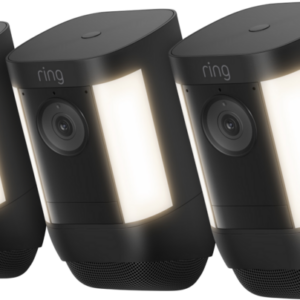 Ring Spotlight Cam Pro - Battery - Zwart - 3-pack ~ Spinze.nl