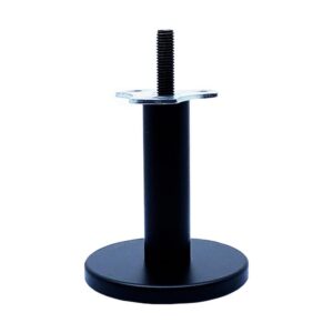 Ronde zwarte design meubelpoot 10 cm (M10) ~ Spinze.nl