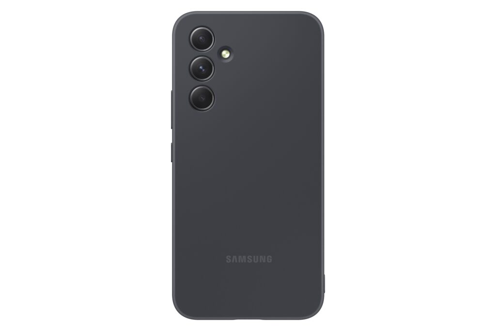 Samsung Samsung Galaxy A54 Silicone Case Telefoonhoesje Zwart ~ Spinze.nl