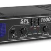 SkyTec 2 x 750W DJ PA versterker SPL1500 met EQ ~ Spinze.nl