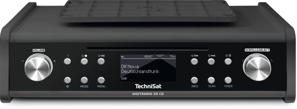 TechniSat DigitRadio 20 CD DAB radio Antraciet ~ Spinze.nl